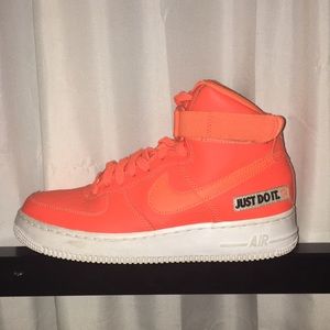 Just Do It. Nike Air Forces High top.